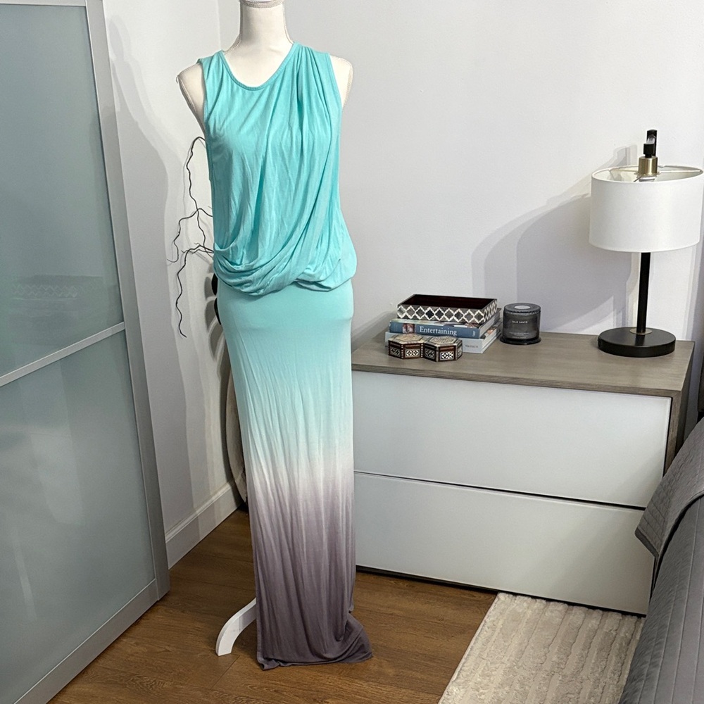 Young Fabulous & Broke Teal Sleeveless Dress